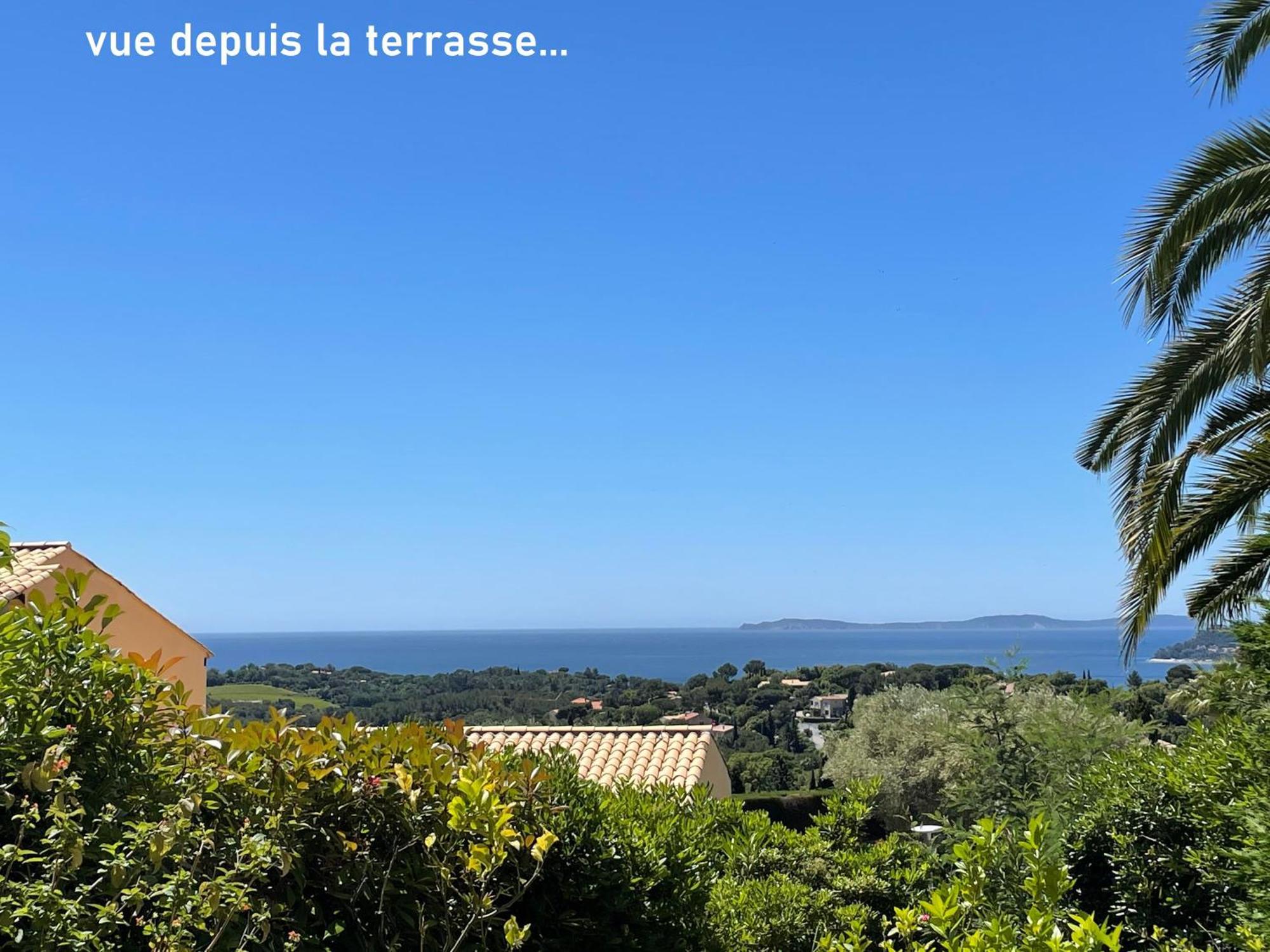 Appartement Rdc Terrasse Vue Panoramique Mer La Croix-Valmer Zewnętrze zdjęcie